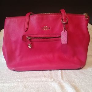 Coach rose pink handbag